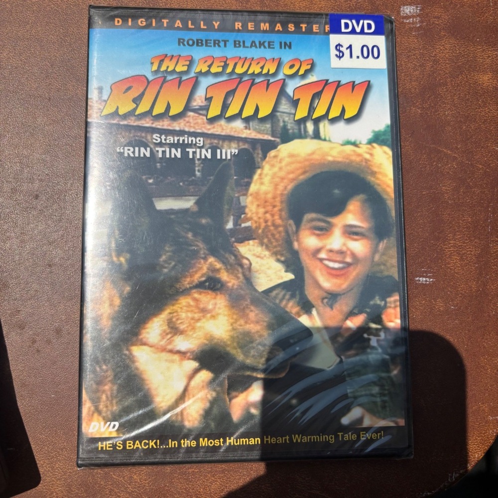 The Return of Rin Tin Tin DVD Robert Blake Rin Tin Tin III Remastered Classic
